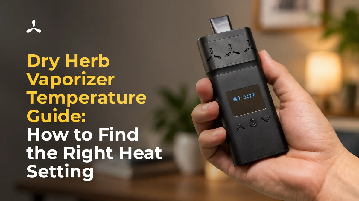 Dry Herb Vaporizer Temperature Guide, How to Find the Right Heat Setting